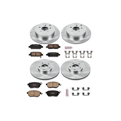 PowerStop Power Stop 03-05 Infiniti FX35 Front & Rear Autospecialty Brake Kit KOE2767