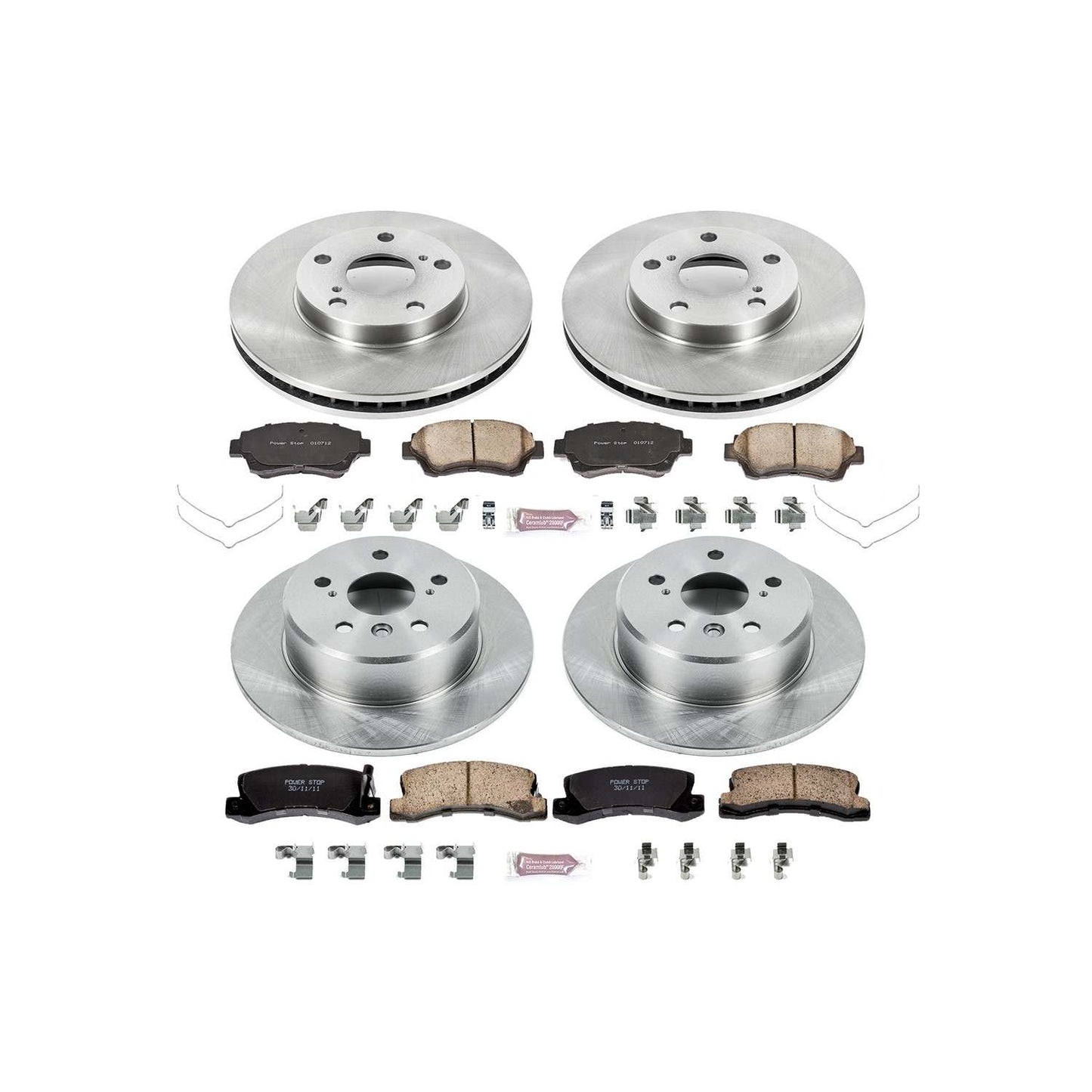 PowerStop Power Stop 92-96 Lexus ES300 Front & Rear Autospecialty Brake Kit KOE2776