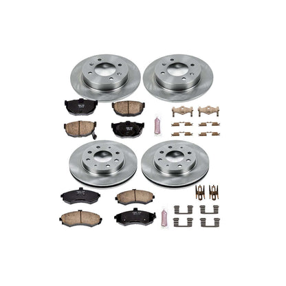 PowerStop Power Stop 02-05 Hyundai Elantra Front & Rear Autospecialty Brake Kit KOE2779