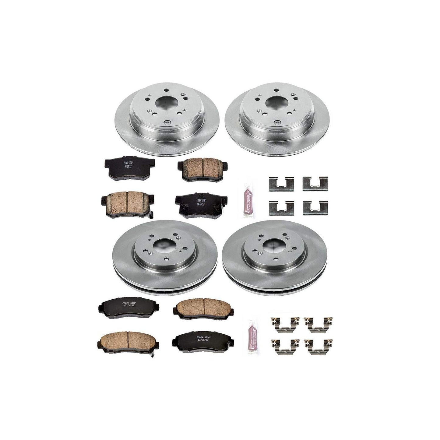 PowerStop Power Stop 07-09 Acura RDX Front & Rear Autospecialty Brake Kit KOE2781