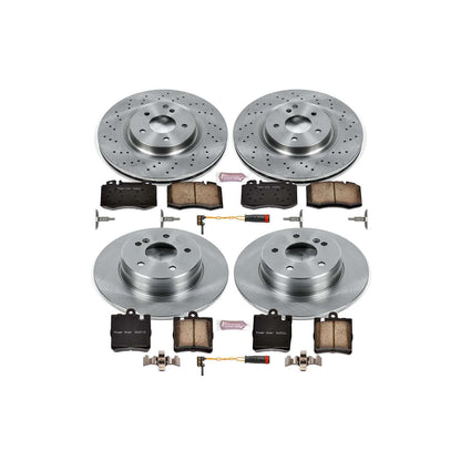 PowerStop Power Stop 2004 Mercedes-Benz C230 Front & Rear Autospecialty Brake Kit KOE2791