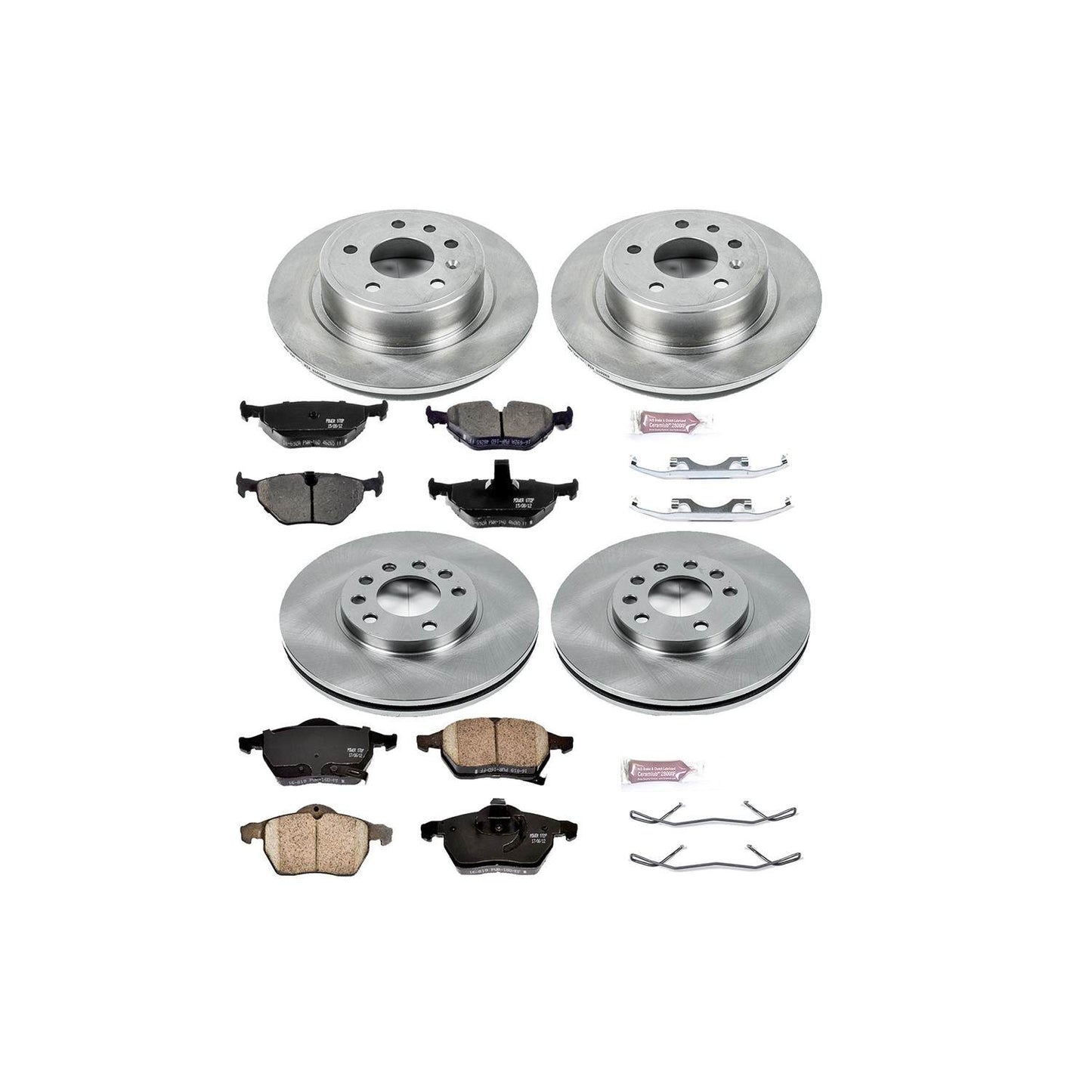 PowerStop Power Stop 99-06 Saab 9-5 Front & Rear Autospecialty Brake Kit KOE2808