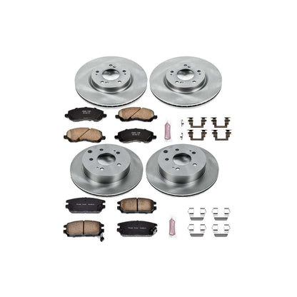 PowerStop Power Stop 06-12 Mitsubishi Eclipse Front & Rear Autospecialty Brake Kit KOE2809