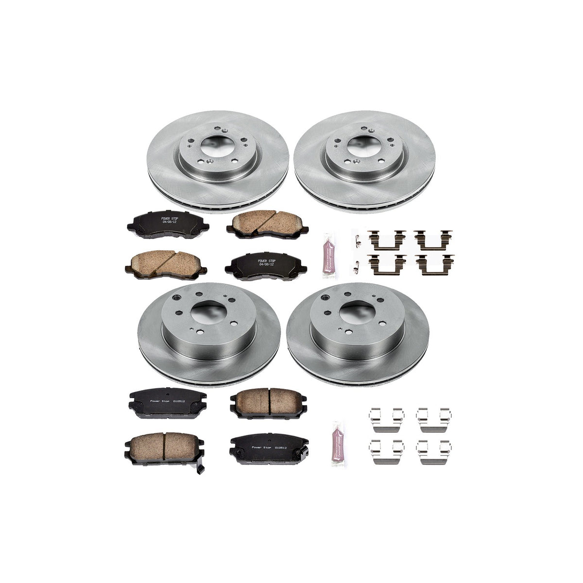 PowerStop Power Stop 06-12 Mitsubishi Eclipse Front & Rear Autospecialty Brake Kit KOE2809