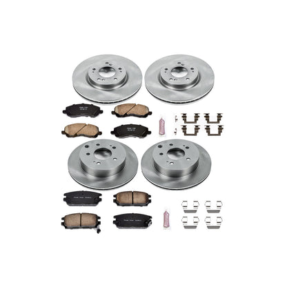 PowerStop Power Stop 06-12 Mitsubishi Eclipse Front & Rear Autospecialty Brake Kit KOE2809