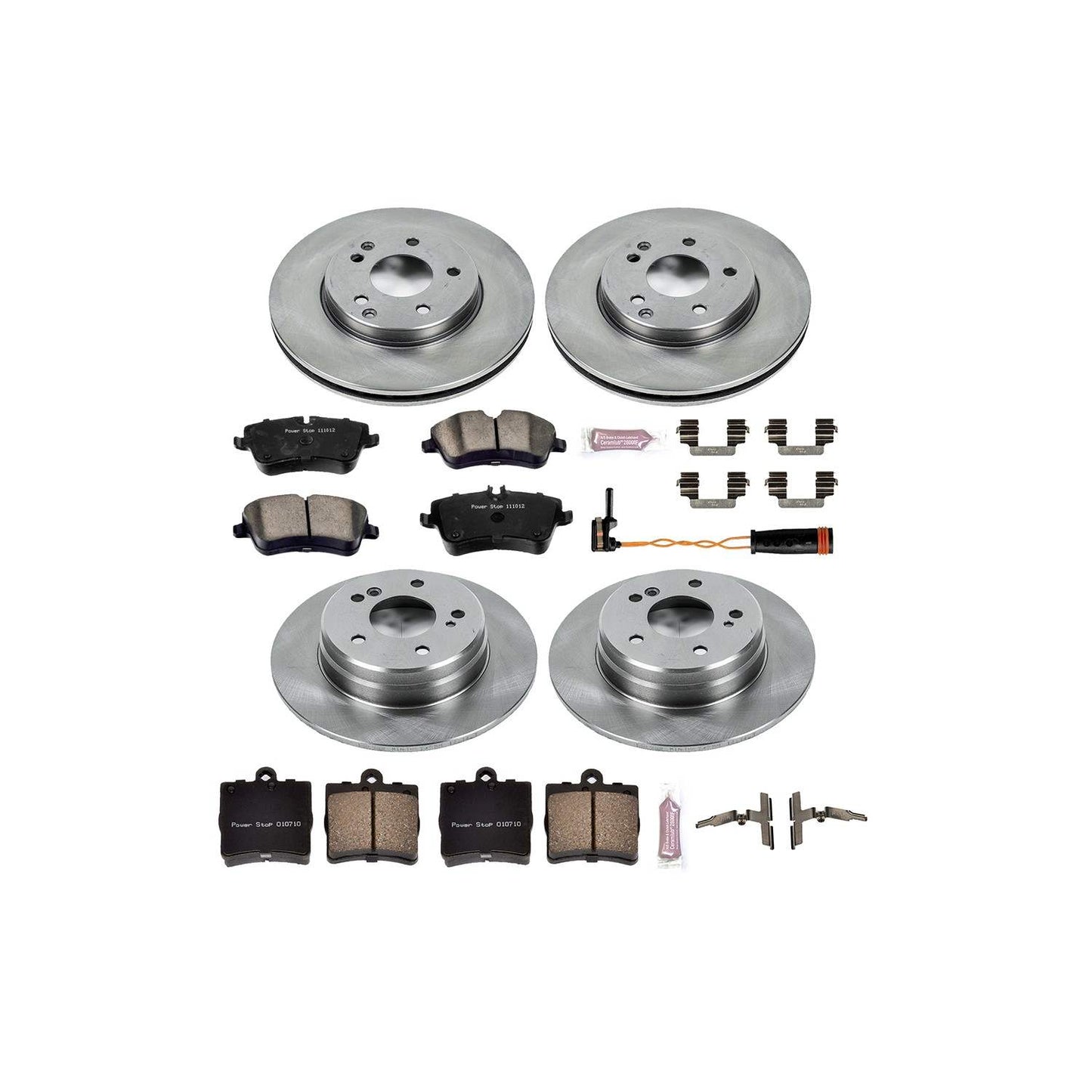 PowerStop Power Stop 02-05 Mercedes-Benz C230 Front & Rear Autospecialty Brake Kit KOE2812