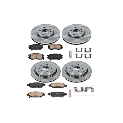 PowerStop Power Stop 10-15 Chevrolet Camaro Front & Rear Autospecialty Brake Kit KOE2816