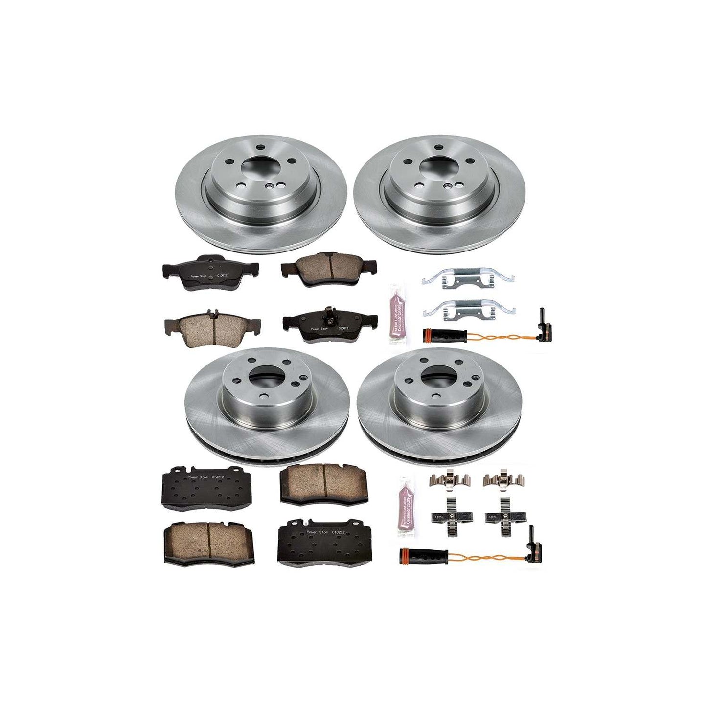 PowerStop Power Stop 2006 Mercedes-Benz S350 Front & Rear Autospecialty Brake Kit KOE2817