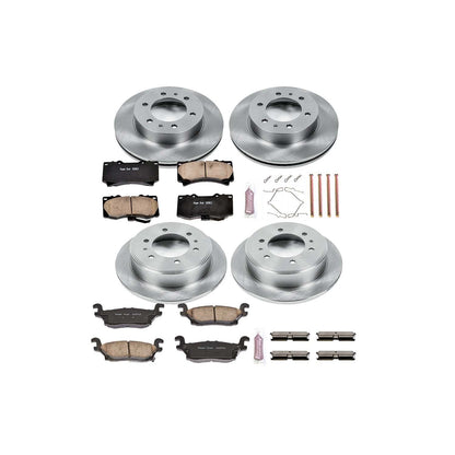 PowerStop Power Stop 06-10 Hummer H3 Front & Rear Autospecialty Brake Kit KOE2820