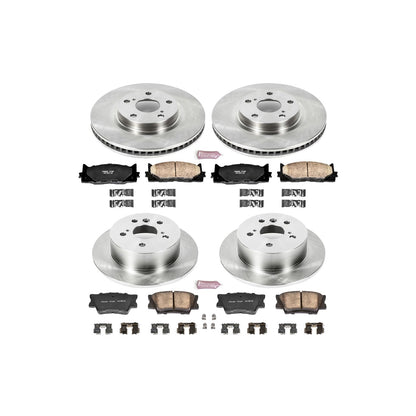 PowerStop Power Stop 07-12 Lexus ES350 Front & Rear Autospecialty Brake Kit KOE2822