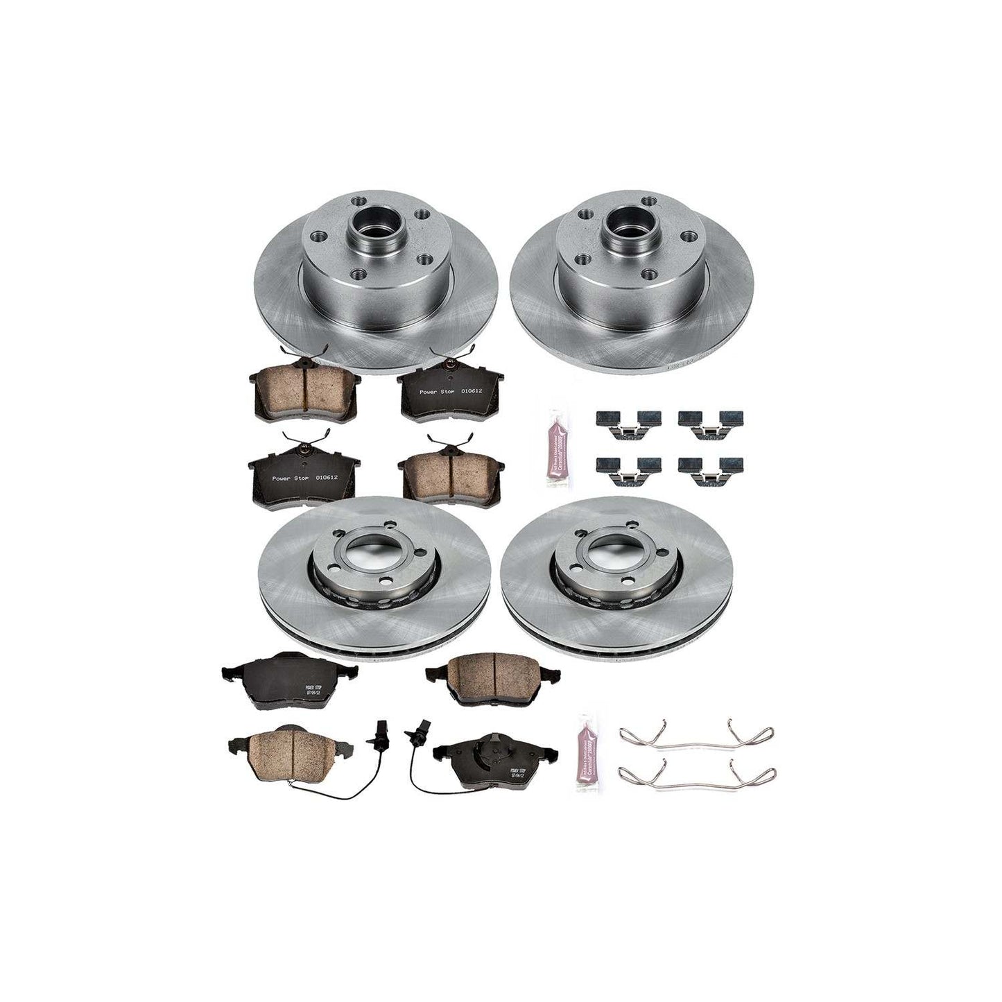 PowerStop Power Stop 99-01 Audi A4 Front & Rear Autospecialty Brake Kit KOE2825