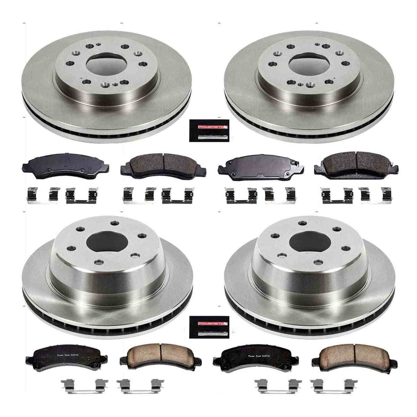 PowerStop Power Stop 09-14 Chevrolet Express 1500 Front & Rear Autospecialty Brake Kit KOE2826