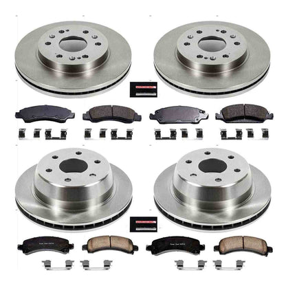 PowerStop Power Stop 09-14 Chevrolet Express 1500 Front & Rear Autospecialty Brake Kit KOE2826