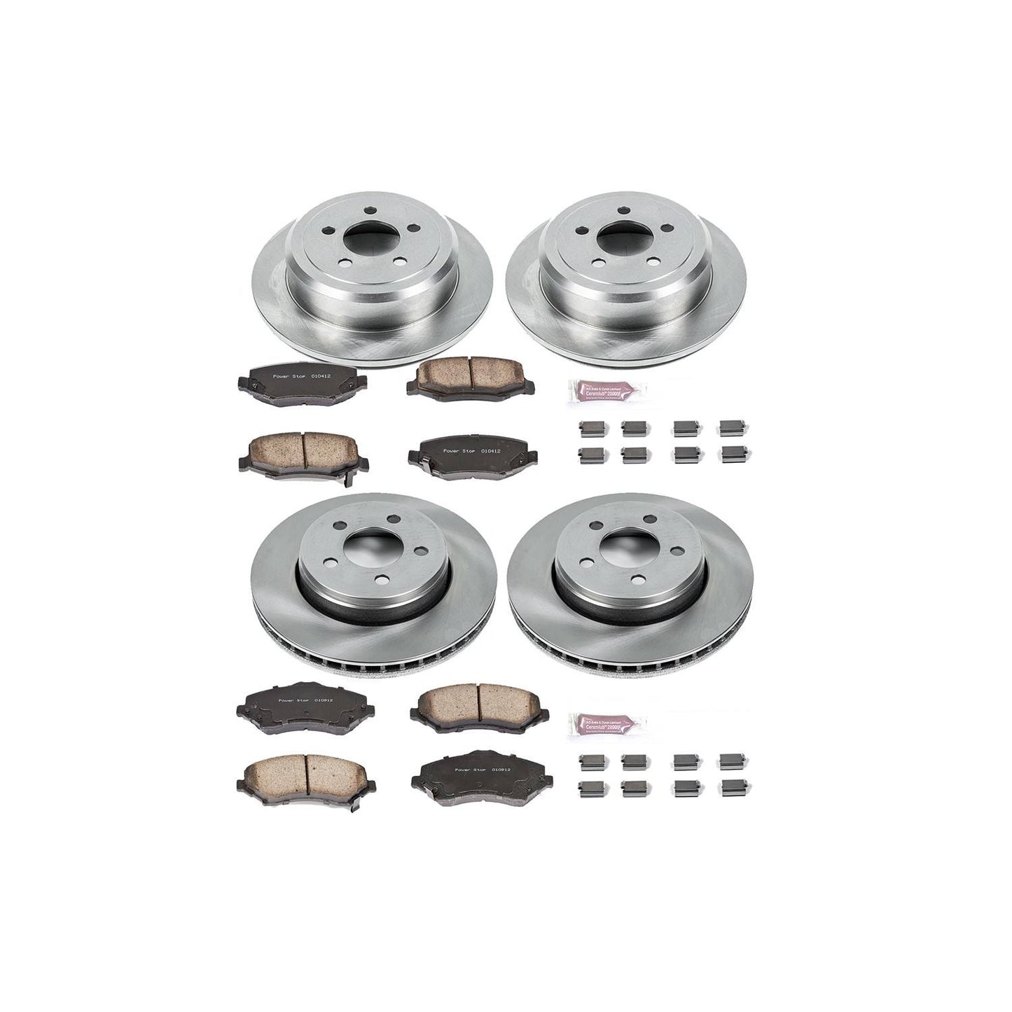 PowerStop Power Stop 07-11 Dodge Nitro Front & Rear Autospecialty Brake Kit KOE2832
