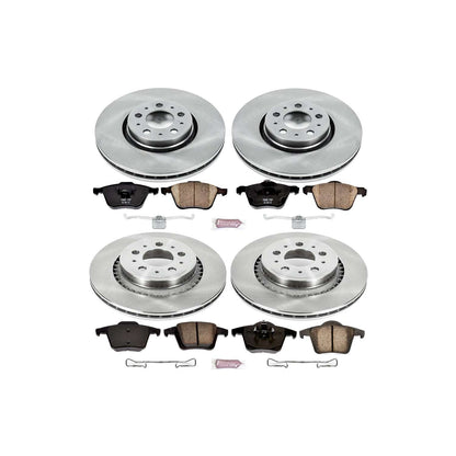 PowerStop Power Stop 03-14 Volvo XC90 Front & Rear Autospecialty Brake Kit KOE2835