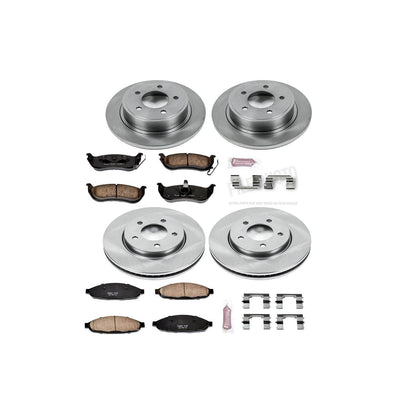 PowerStop Power Stop 04-08 Chrysler Pacifica Front & Rear Autospecialty Brake Kit KOE2838