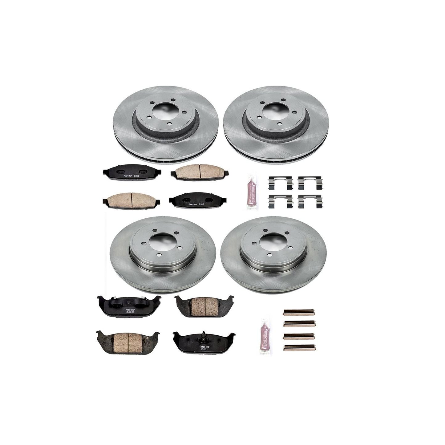 PowerStop Power Stop 03-05 Lincoln Aviator Front & Rear Autospecialty Brake Kit KOE2839