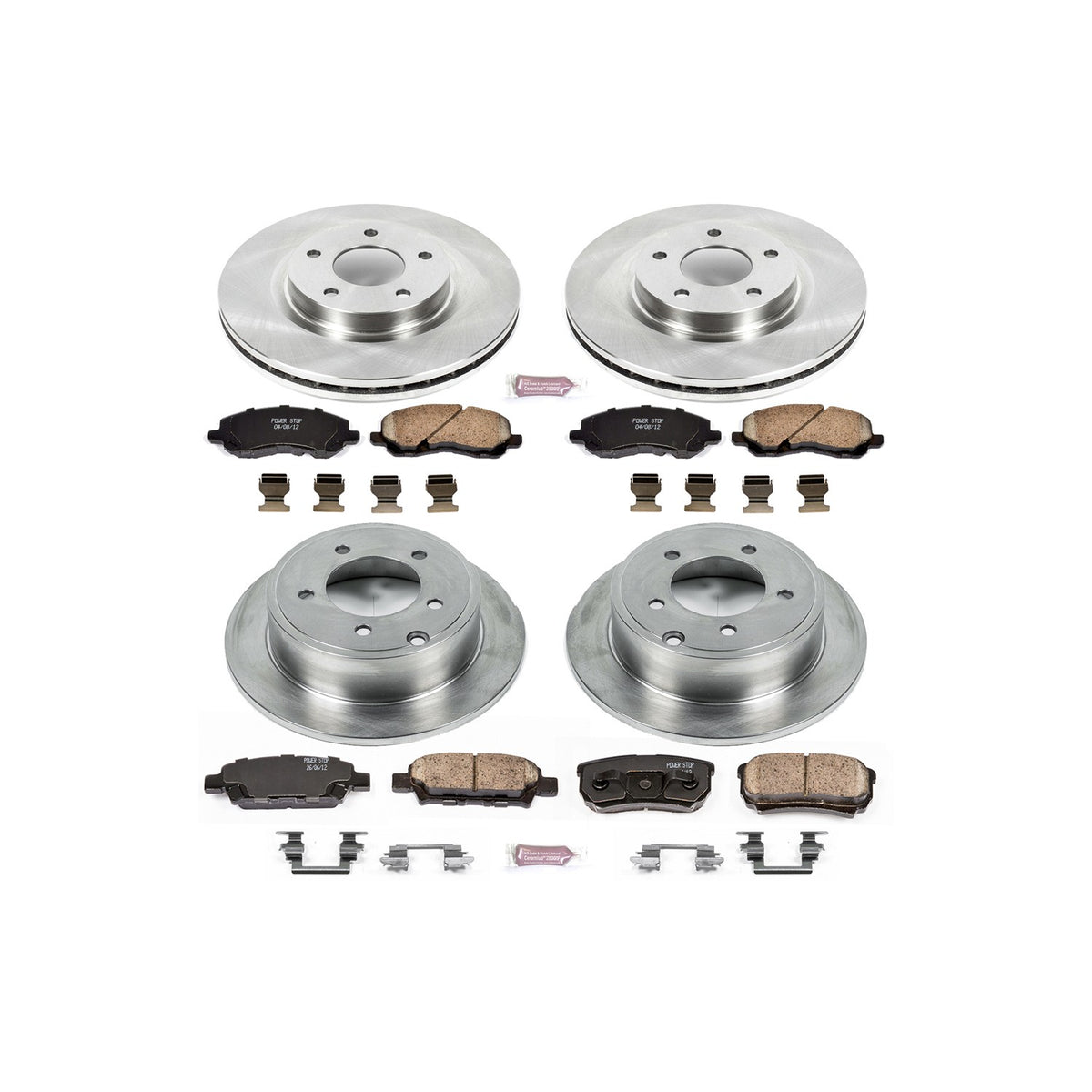 PowerStop Power Stop 11-14 Chrysler 200 Front & Rear Autospecialty Brake Kit KOE2840