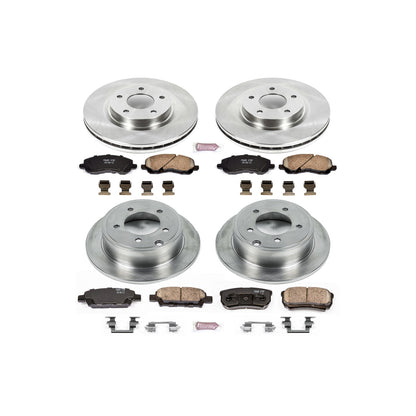 PowerStop Power Stop 11-14 Chrysler 200 Front & Rear Autospecialty Brake Kit KOE2840