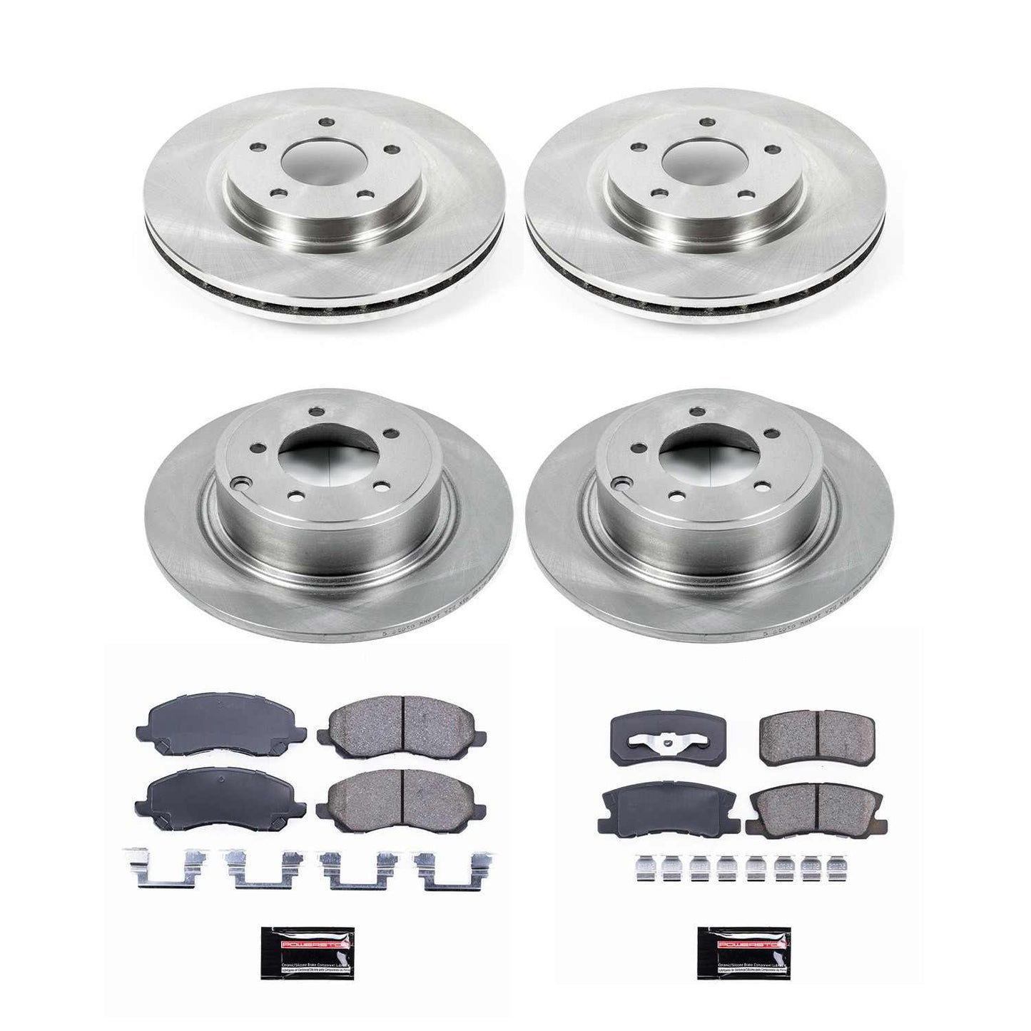 PowerStop Power Stop 11-14 Chrysler 200 Front & Rear Autospecialty Brake Kit KOE2848