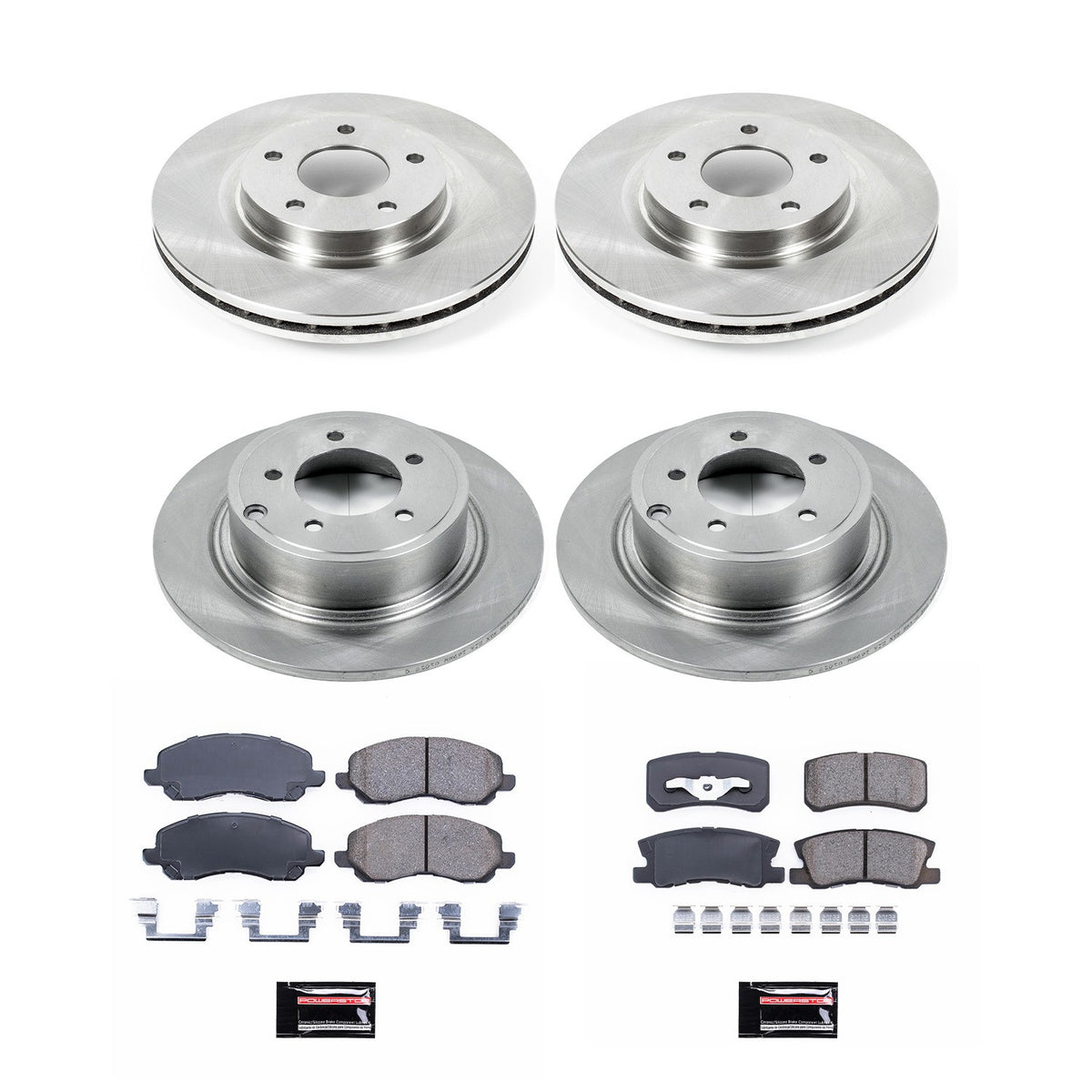 PowerStop Power Stop 11-14 Chrysler 200 Front & Rear Autospecialty Brake Kit KOE2848