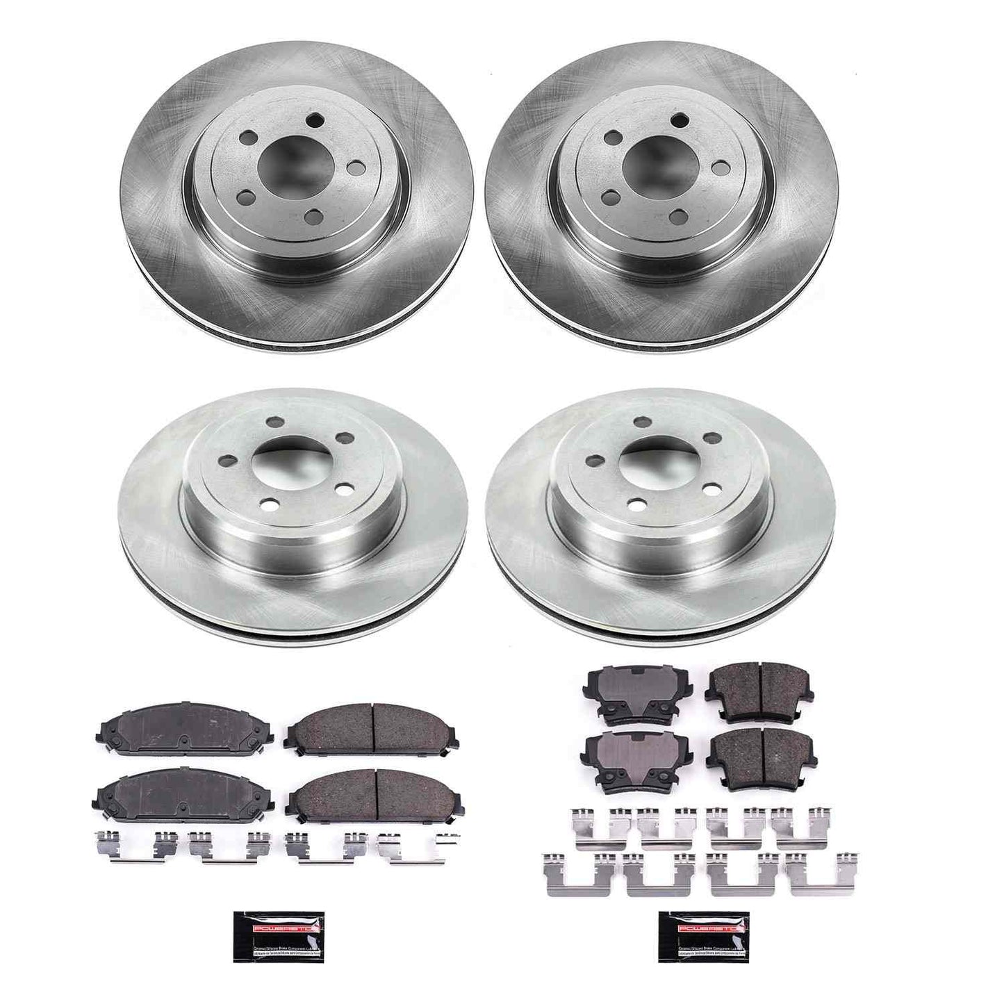 PowerStop Power Stop 05-18 Chrysler 300 Front & Rear Autospecialty Brake Kit KOE2853