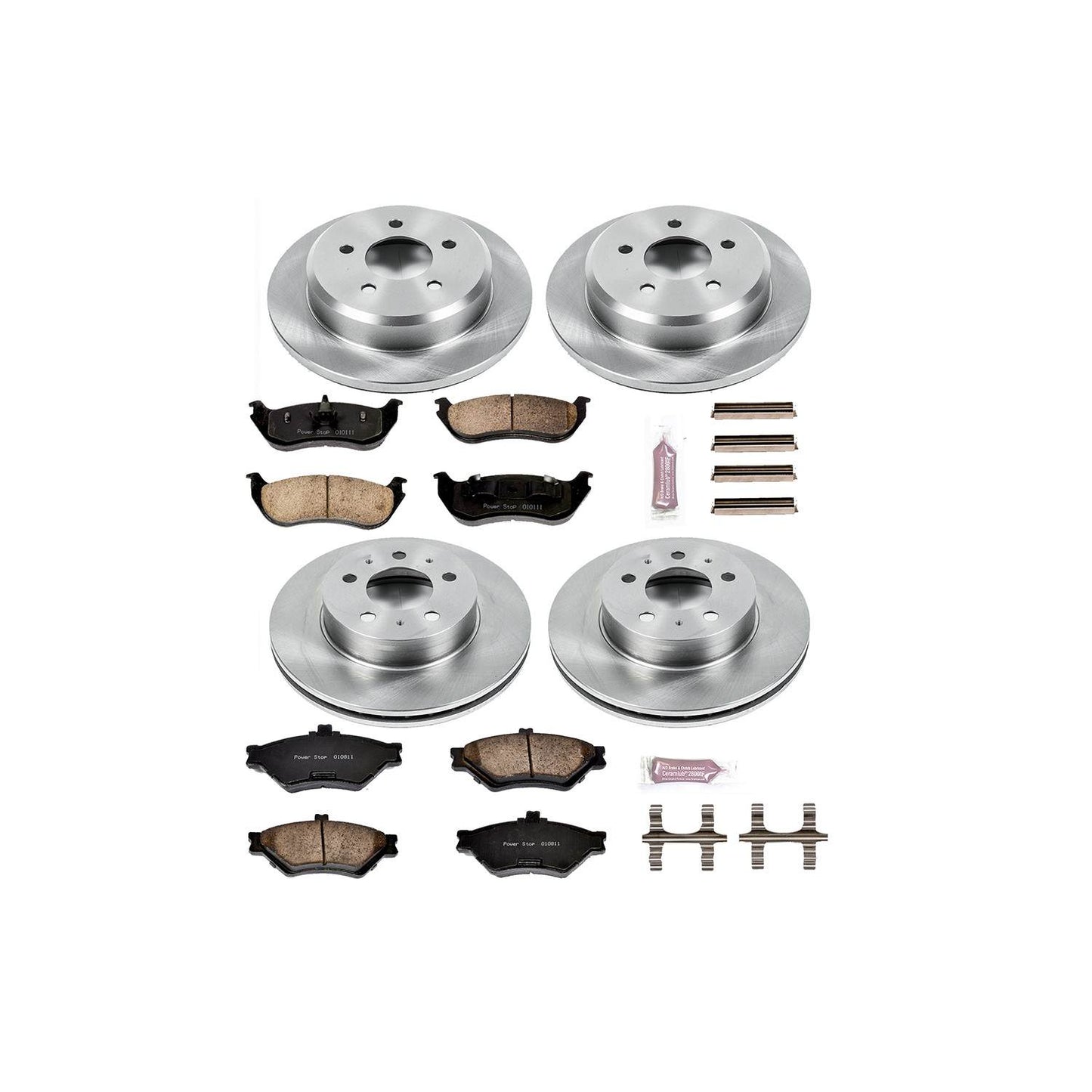 PowerStop Power Stop 96-97 Ford Crown Victoria Front & Rear Autospecialty Brake Kit KOE2859