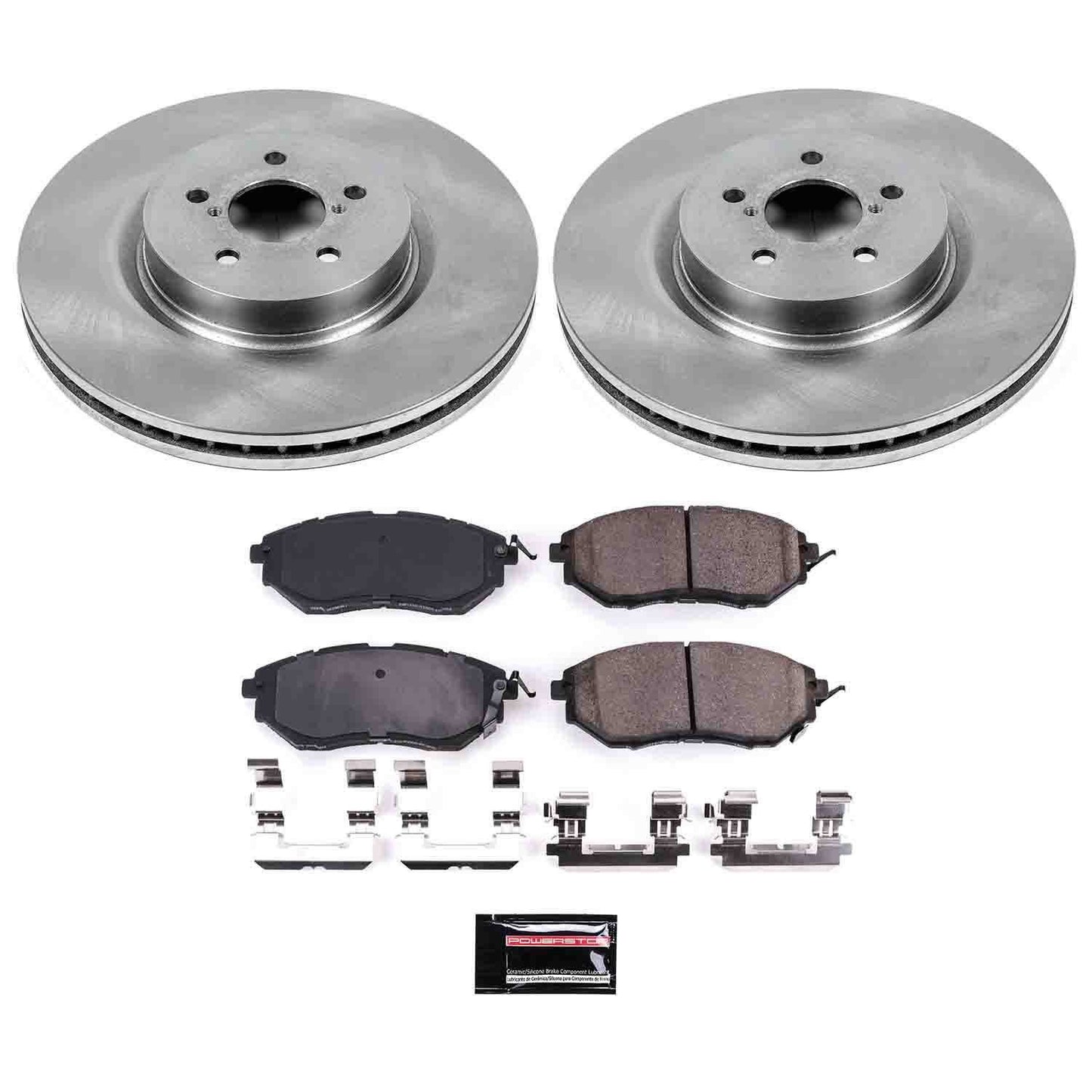 PowerStop Power Stop 14-18 Subaru Forester Front Autospecialty Brake Kit KOE285