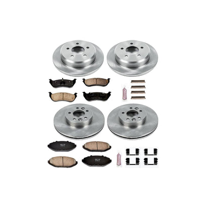 PowerStop Power Stop 98-02 Ford Crown Victoria Front & Rear Autospecialty Brake Kit KOE2861