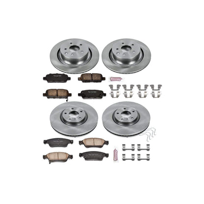 PowerStop Power Stop 07-08 Infiniti G35 Front & Rear Autospecialty Brake Kit KOE2862