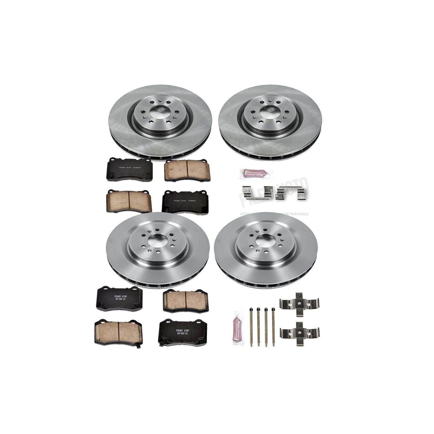 PowerStop Power Stop 04-07 Cadillac CTS Front & Rear Autospecialty Brake Kit KOE2881
