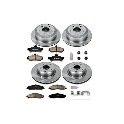 PowerStop Power Stop 05-06 Pontiac GTO Front & Rear Autospecialty Brake Kit KOE2893