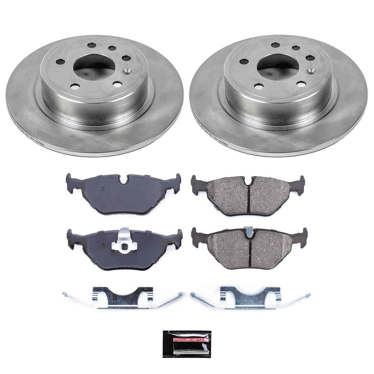 PowerStop Power Stop 99-10 Saab 9-5 Rear Autospecialty Brake Kit KOE3080