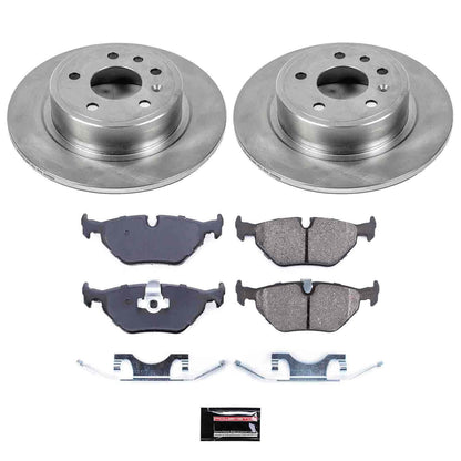 PowerStop Power Stop 99-10 Saab 9-5 Rear Autospecialty Brake Kit KOE3080