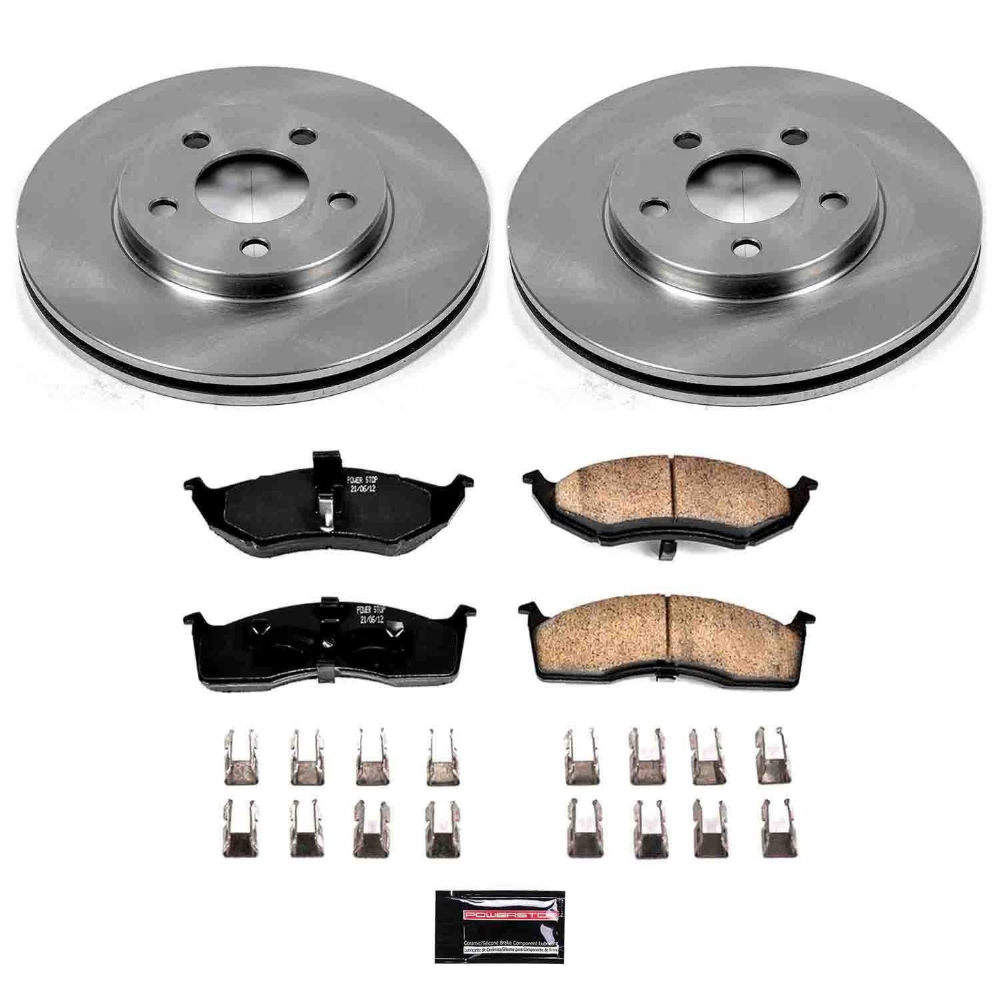 PowerStop Power Stop 00-05 Dodge Neon Front Autospecialty Brake Kit KOE3143