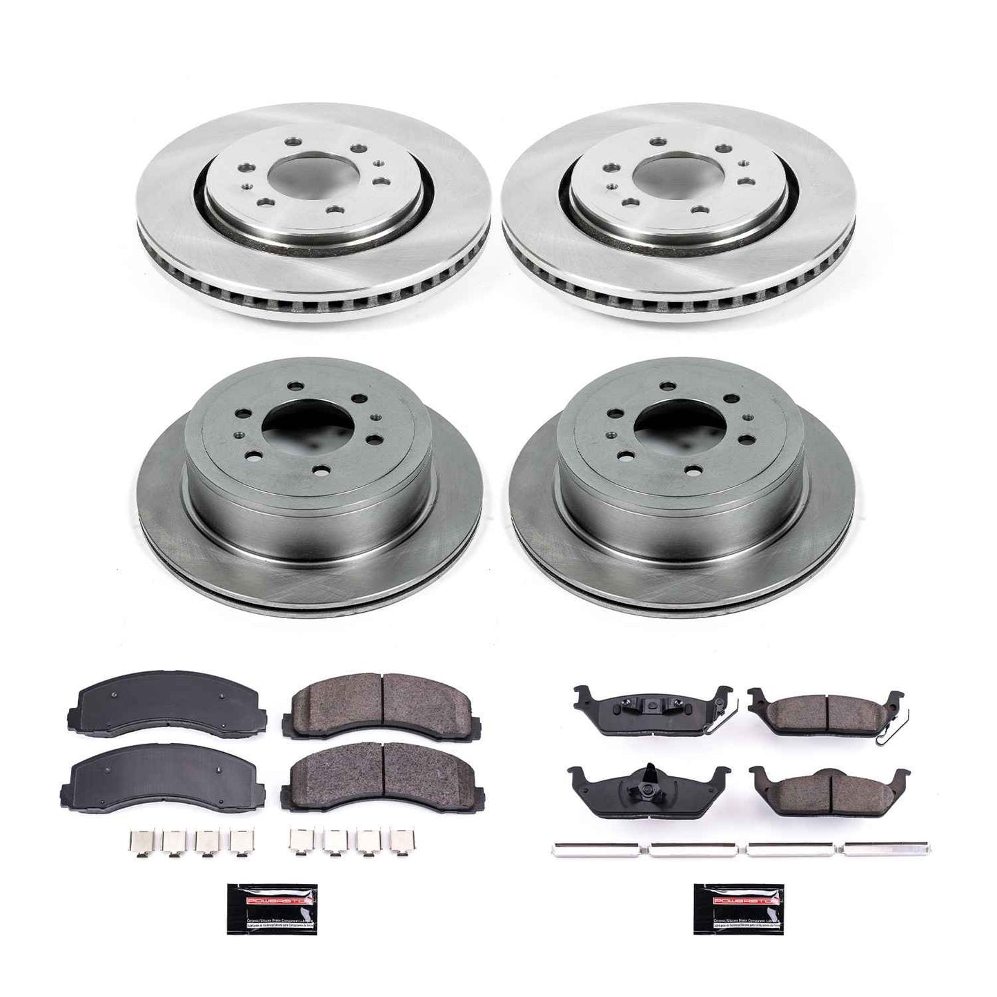 PowerStop Power Stop 10-11 Ford F-150 Front & Rear Autospecialty Brake Kit KOE3166