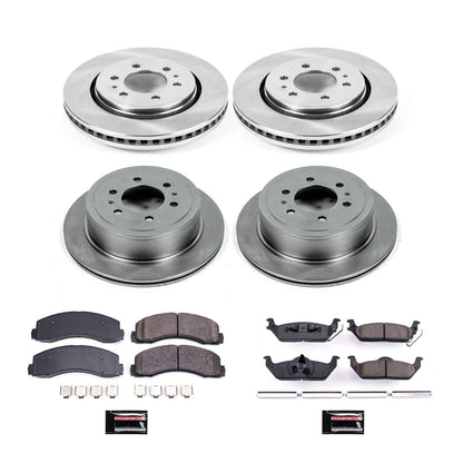 PowerStop Power Stop 10-11 Ford F-150 Front & Rear Autospecialty Brake Kit KOE3166
