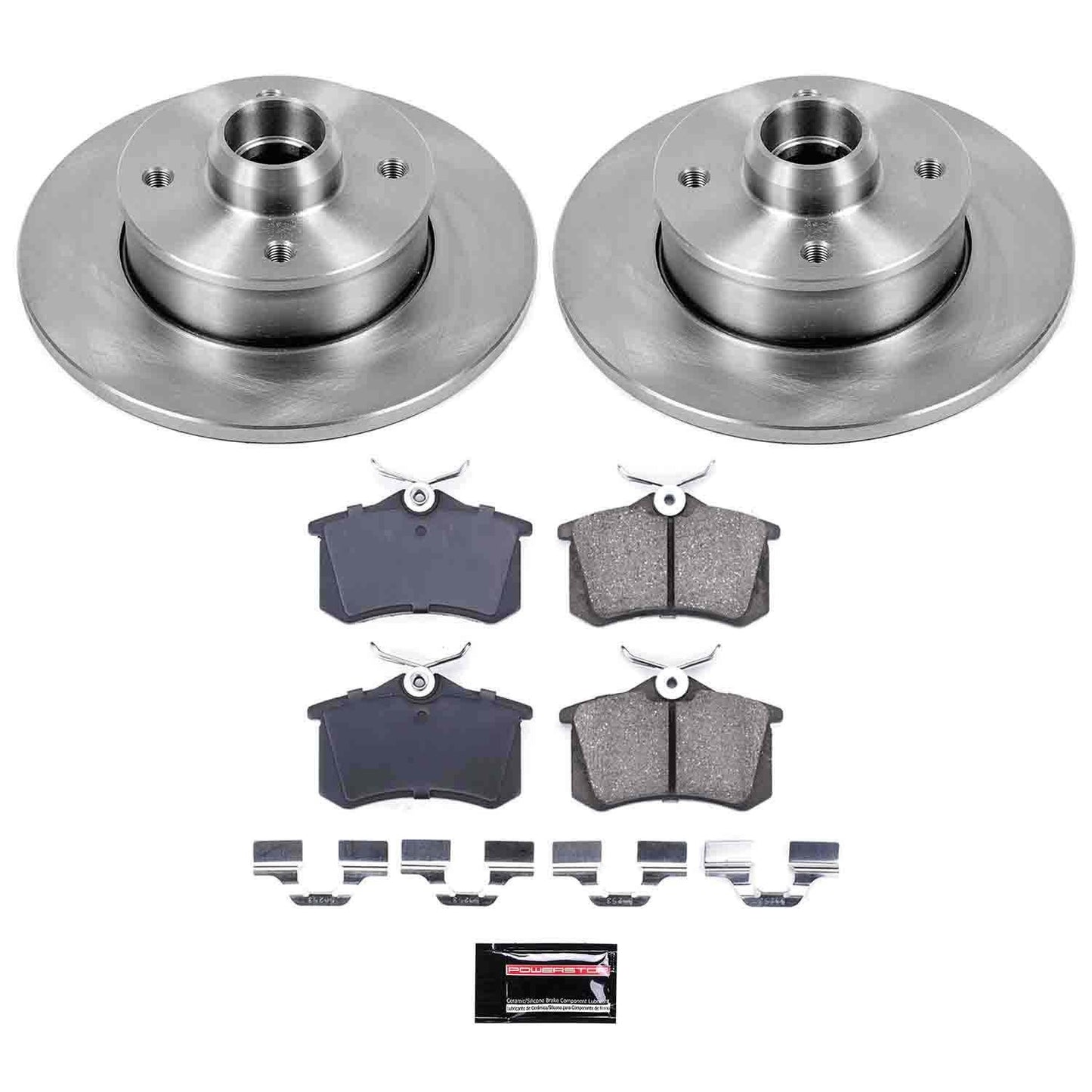 PowerStop Power Stop 99-02 Volkswagen Cabrio Rear Autospecialty Brake Kit KOE369