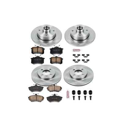 PowerStop Power Stop 95-97 Volkswagen Passat Front & Rear Autospecialty Brake Kit KOE376
