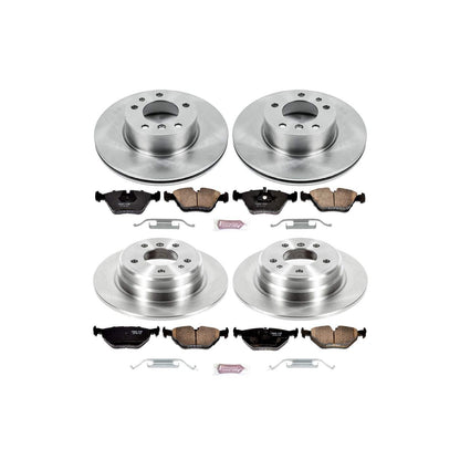 PowerStop Power Stop 90-95 BMW 525i Front & Rear Autospecialty Brake Kit KOE392