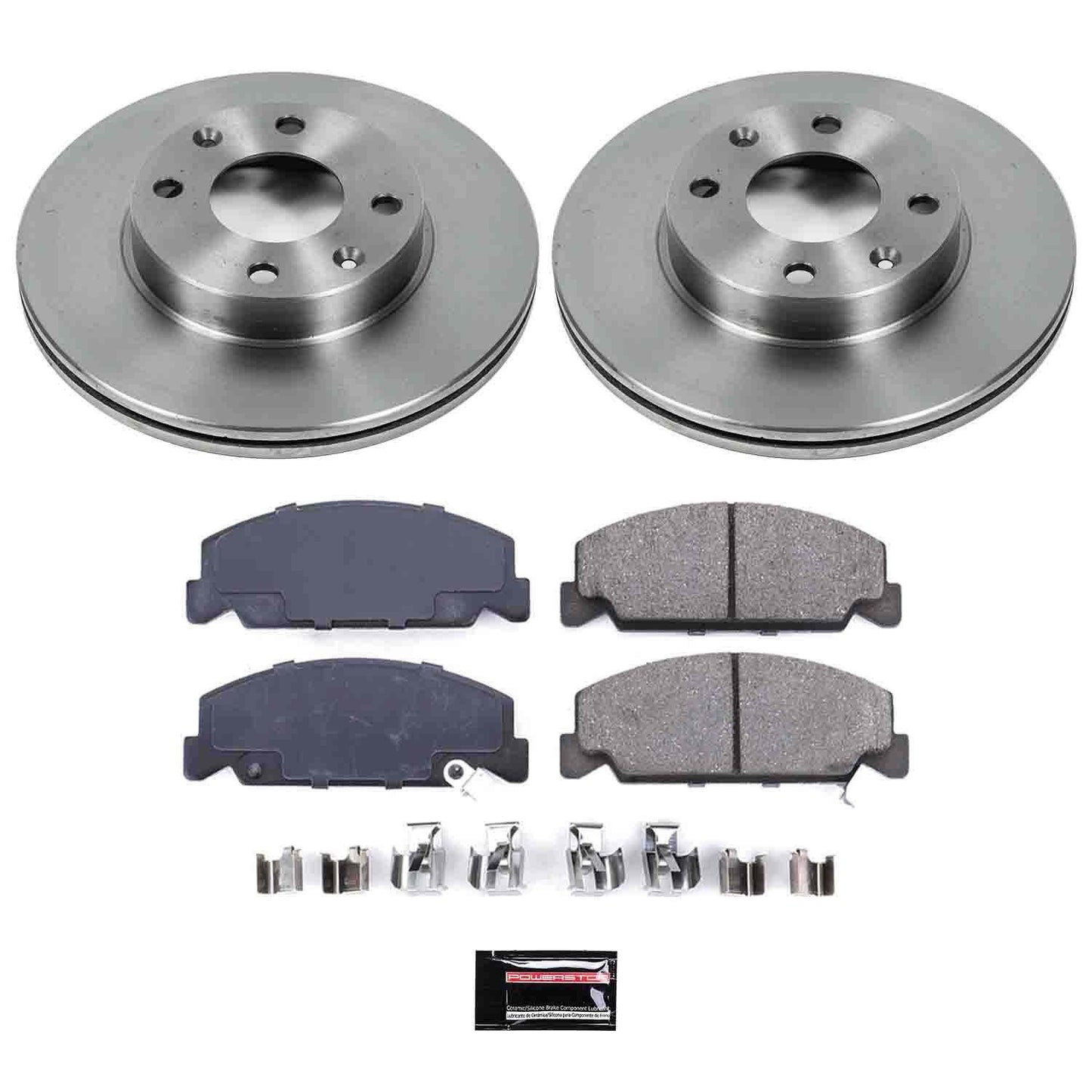 PowerStop Power Stop 88-89 Honda CRX Front Autospecialty Brake Kit KOE398