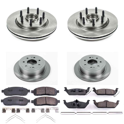 PowerStop Power Stop 04-08 Ford F-150 Front & Rear Autospecialty Brake Kit KOE4005