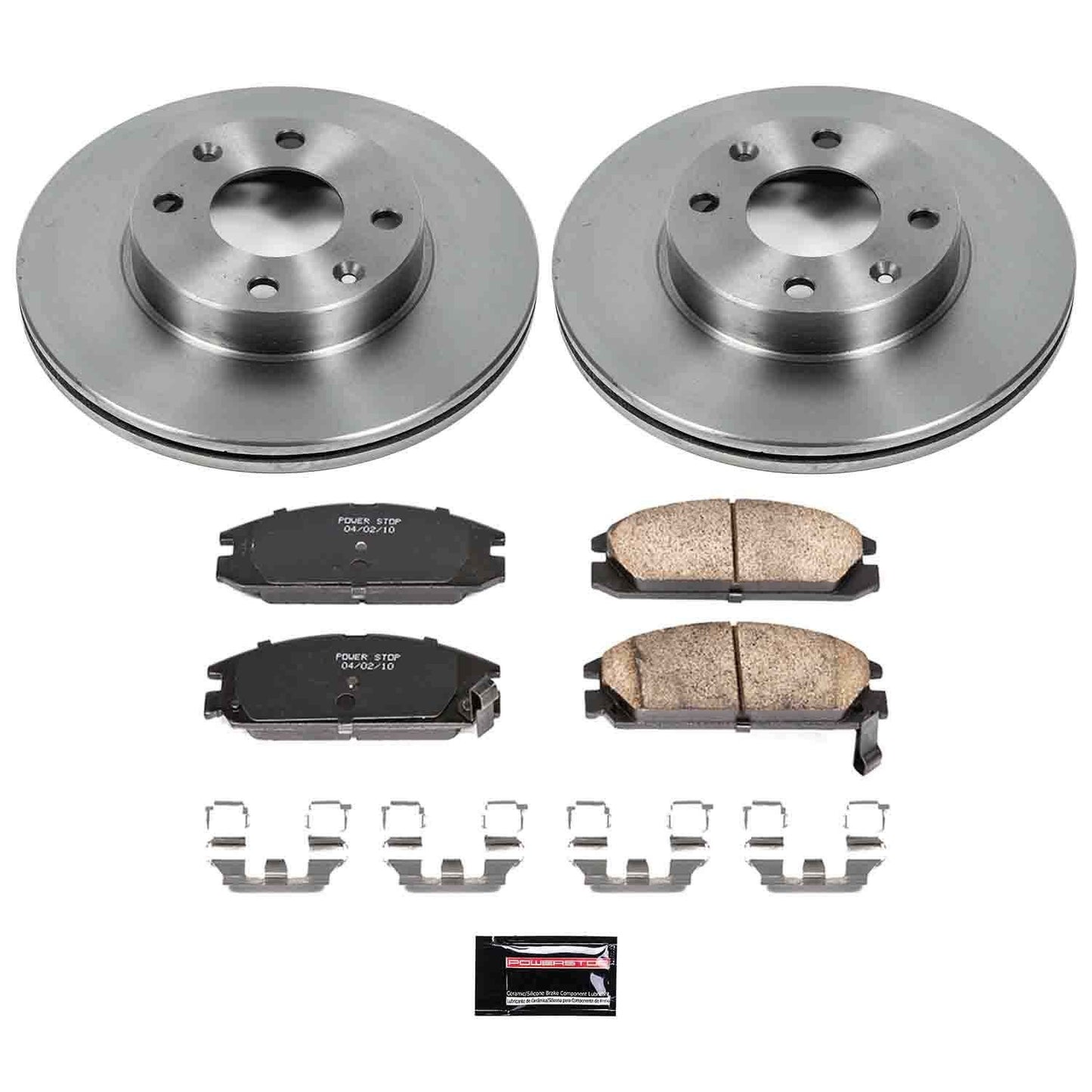 PowerStop Power Stop 86-89 Acura Integra Front Autospecialty Brake Kit KOE400