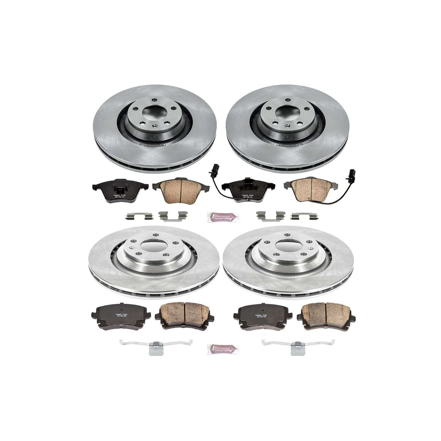 PowerStop Power Stop 05-11 Audi A6 Quattro Front & Rear Autospecialty Brake Kit KOE4013