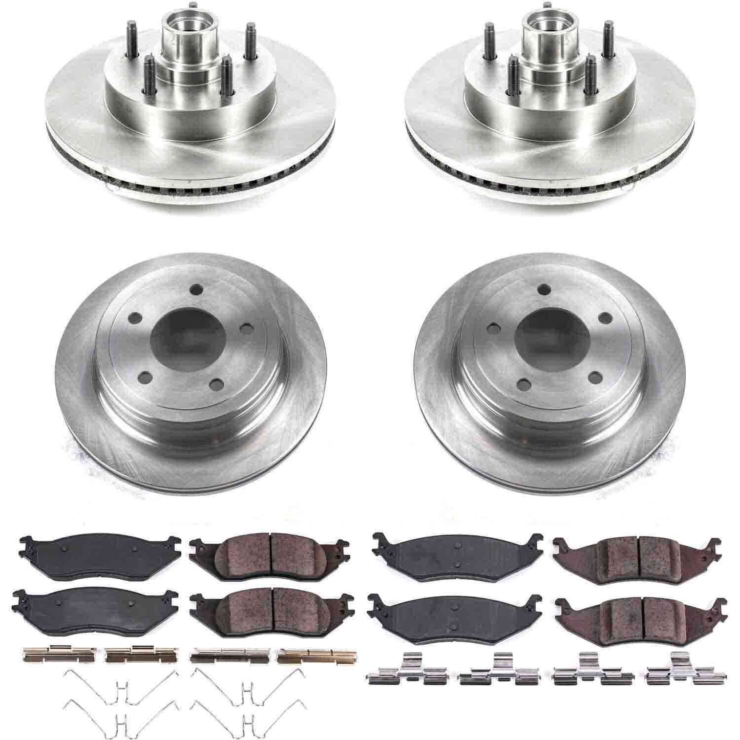 PowerStop Power Stop 04-06 Ford E-150 Front & Rear Autospecialty Brake Kit KOE4021