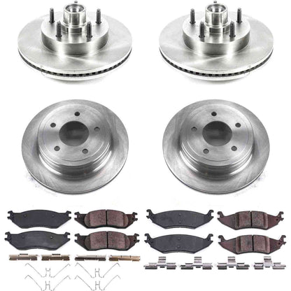 PowerStop Power Stop 04-06 Ford E-150 Front & Rear Autospecialty Brake Kit KOE4021