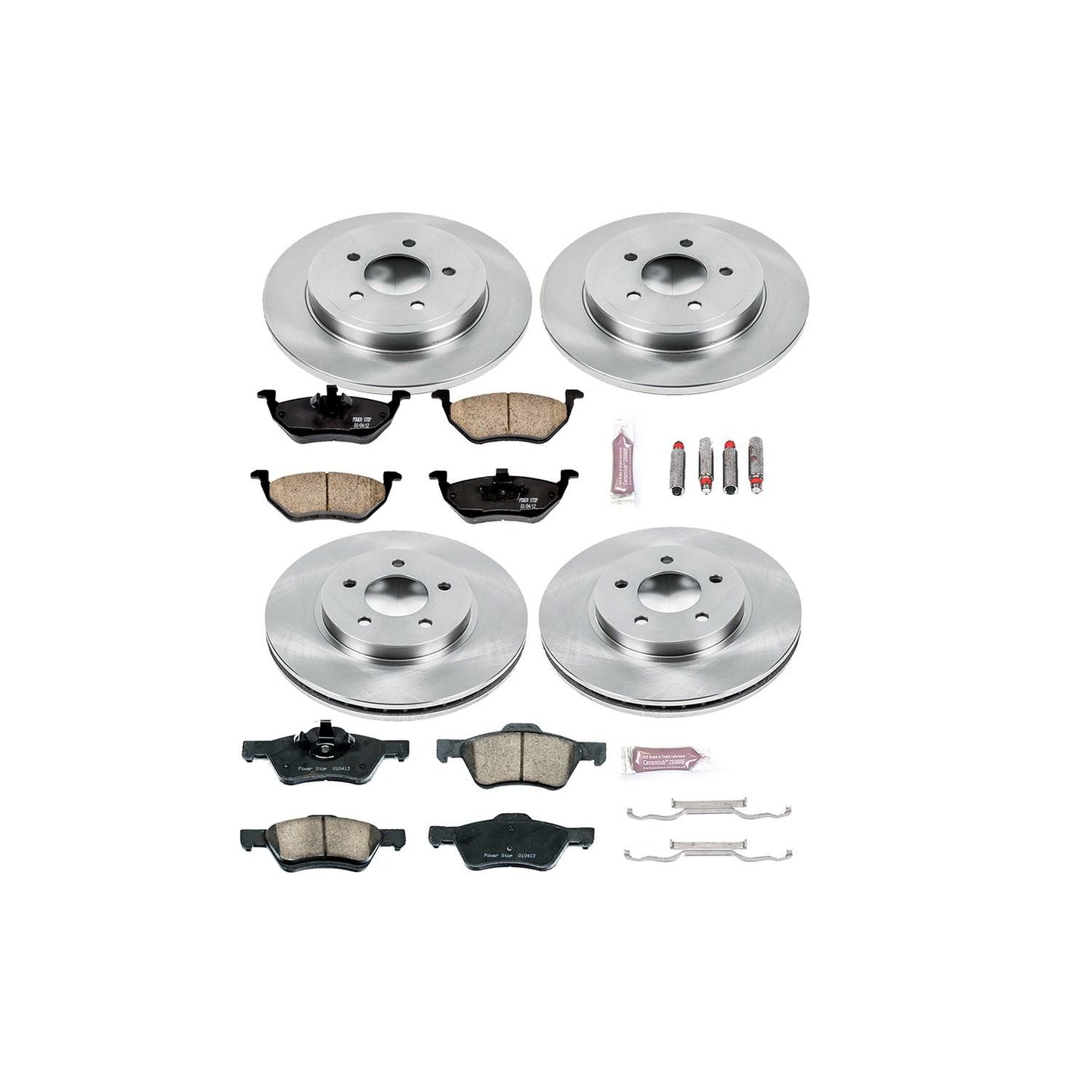 PowerStop Power Stop 2008 Ford Escape Front & Rear Autospecialty Brake Kit KOE4025