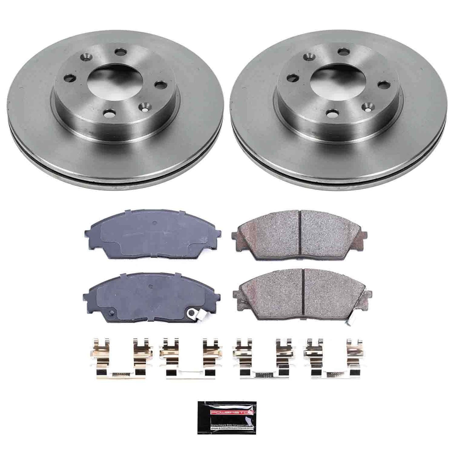 PowerStop Power Stop 90-91 Honda Civic Front Autospecialty Brake Kit KOE402