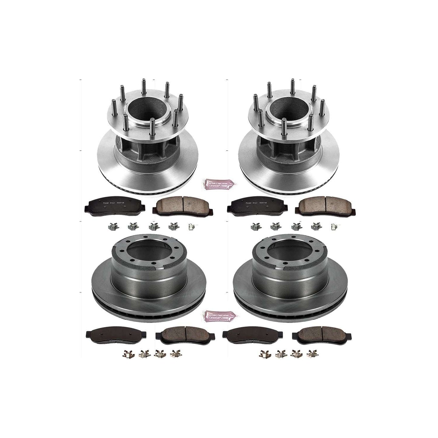 PowerStop Power Stop 07-10 Ford F-350 Super Duty Front & Rear Autospecialty Brake Kit KOE4032