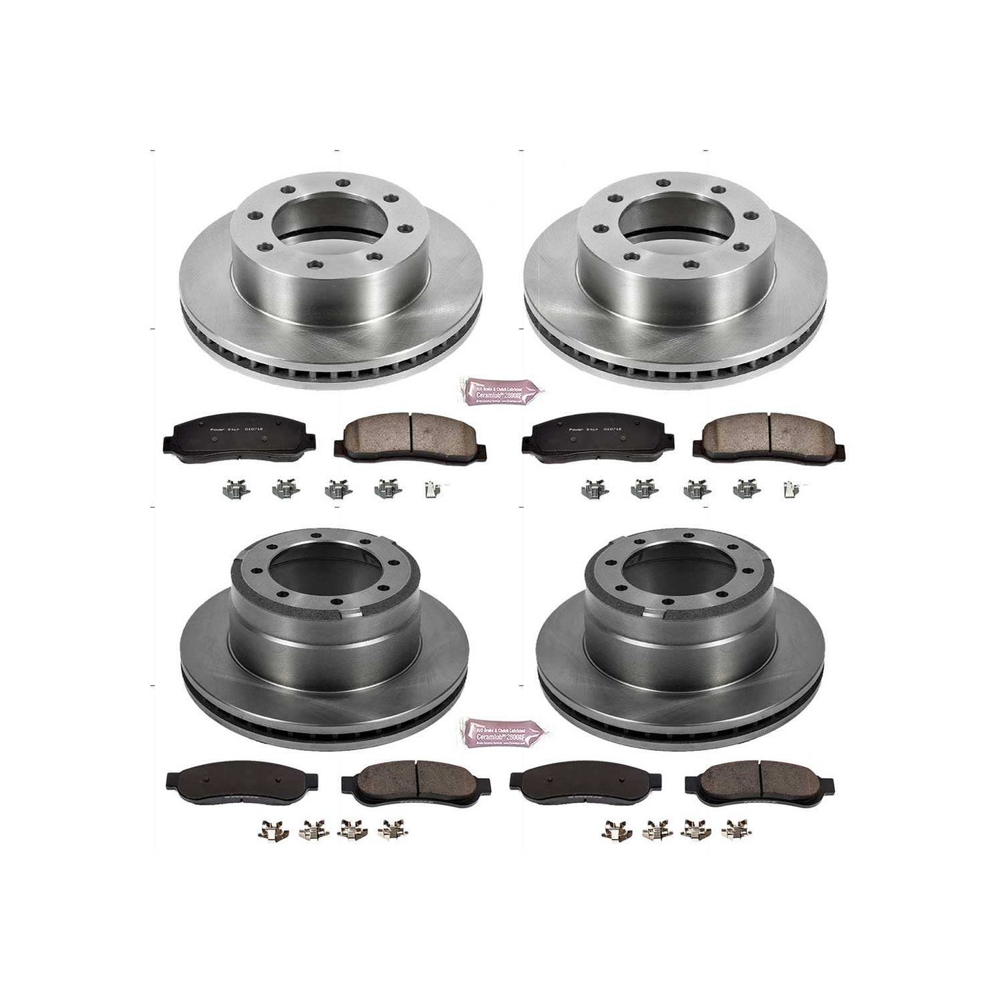 PowerStop Power Stop 05-10 Ford F-350 Super Duty Front & Rear Autospecialty Brake Kit KOE4033